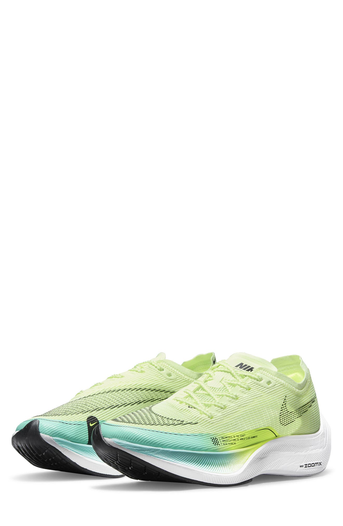 nike green yellow shoes