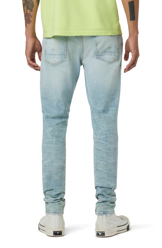 Hudson Jeans Zack Ripped Skinny Jeans In Rocker