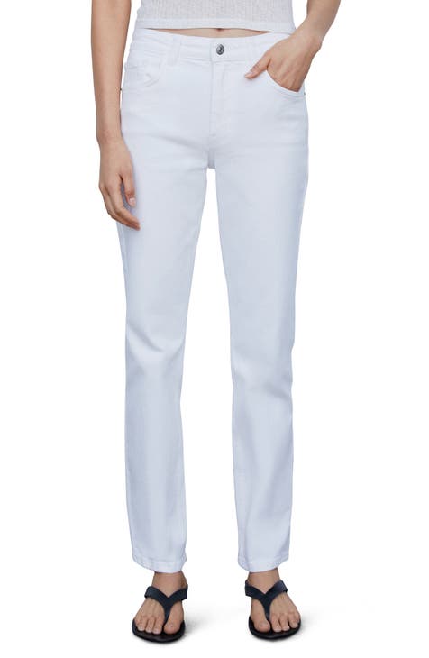 Women's White Straight-Leg Jeans | Nordstrom