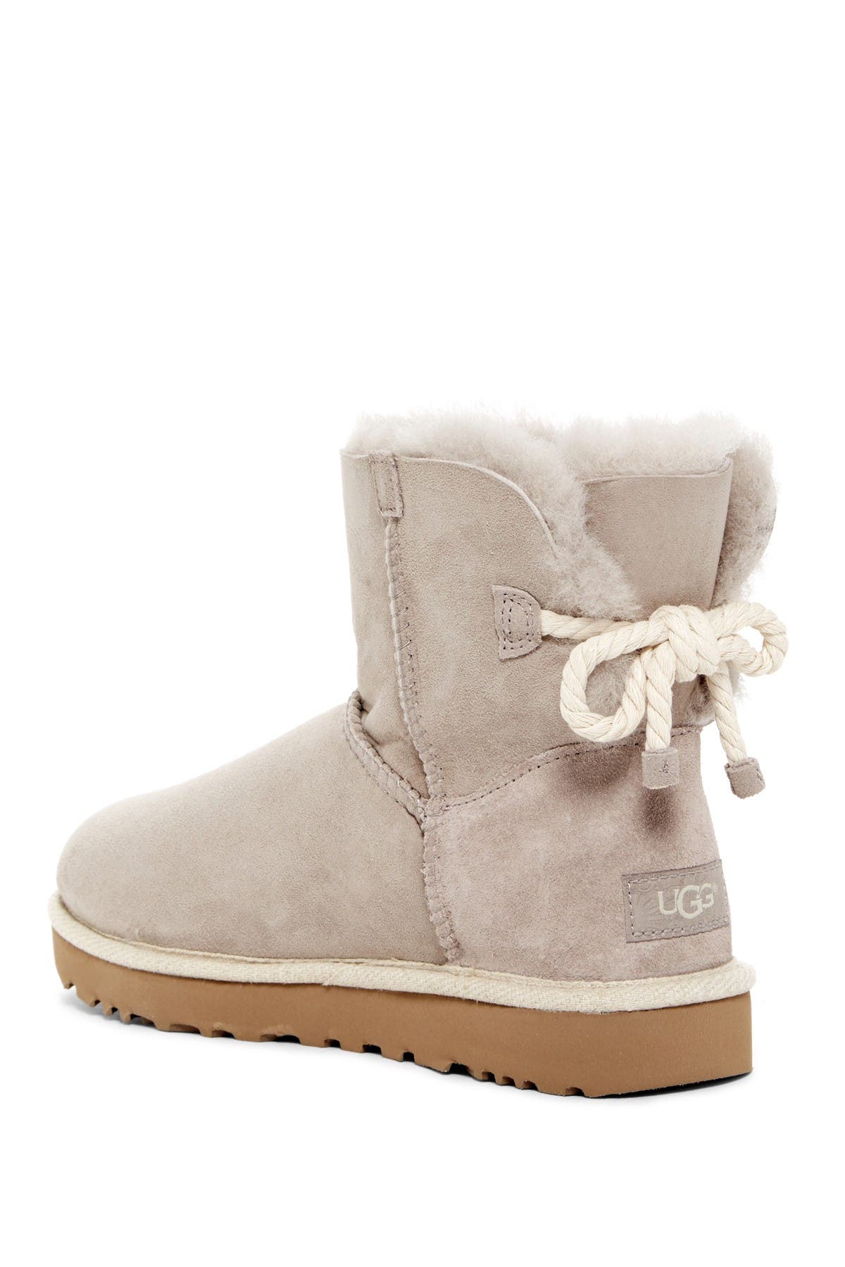 ugg boots with rope bow