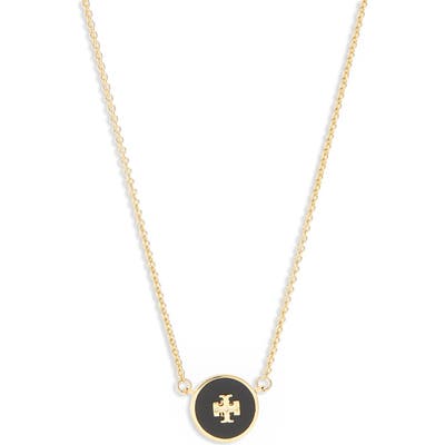 Tory Burch Enamel Pendant Necklace