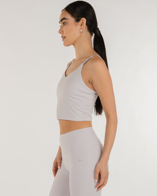 Rebody Active Maia Cloudlux Longline Bra In Lilac Quartz