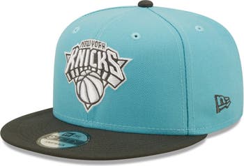 New Era Turquoise/Charcoal New York Knicks Two-Tone 9FIFTY Snapback Hat