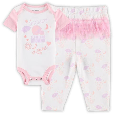 Newborn & Infant White/Pink San Francisco Giants Spreading Love Bodysuit &  Tutu with Leggings Set