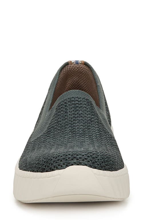 Bzees Wednesday Slip-on Platform Sneaker In Sage Leaf Heathered Knit
