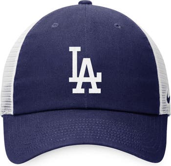 Men's Nike Royal/White Los Angeles Dodgers Heritage86 Lightweight  Unstructured Adjustable Trucker Hat