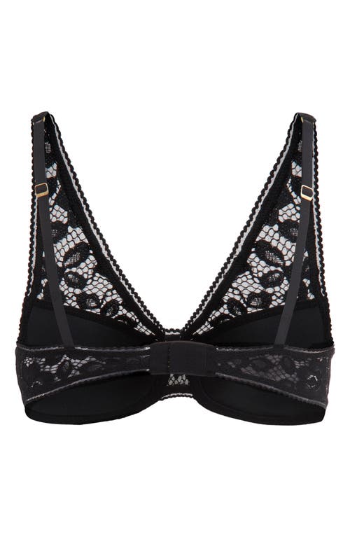 Wolford Underwire Plunge Bra In Black