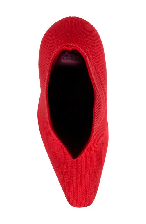 Ninety Union Palace Snip Toe Boot In Red
