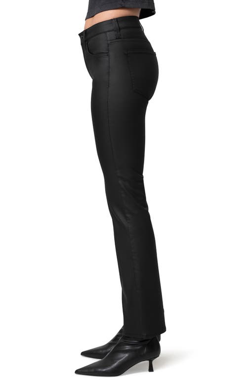 Shop Mavi Jeans Maria Coated Bootcut Jeans In Black Coated