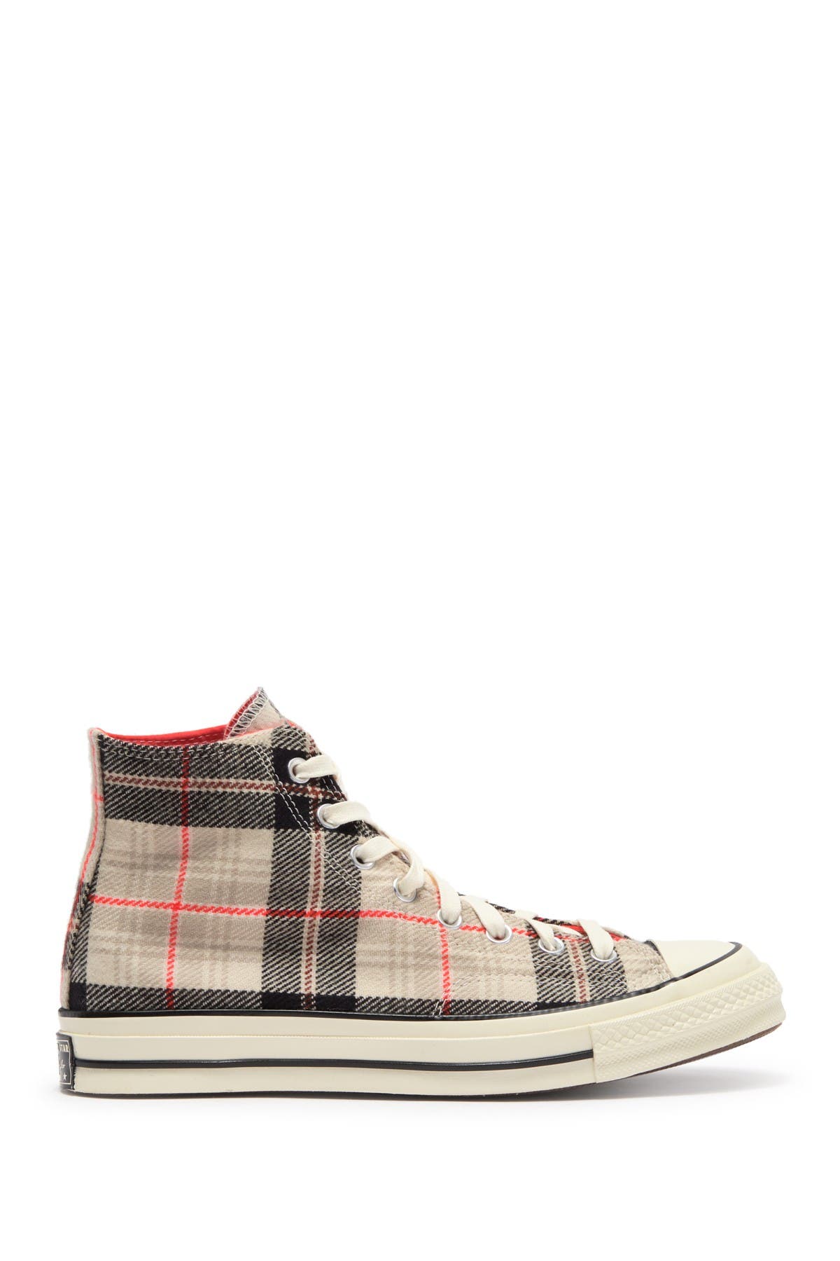 plaid converse high tops