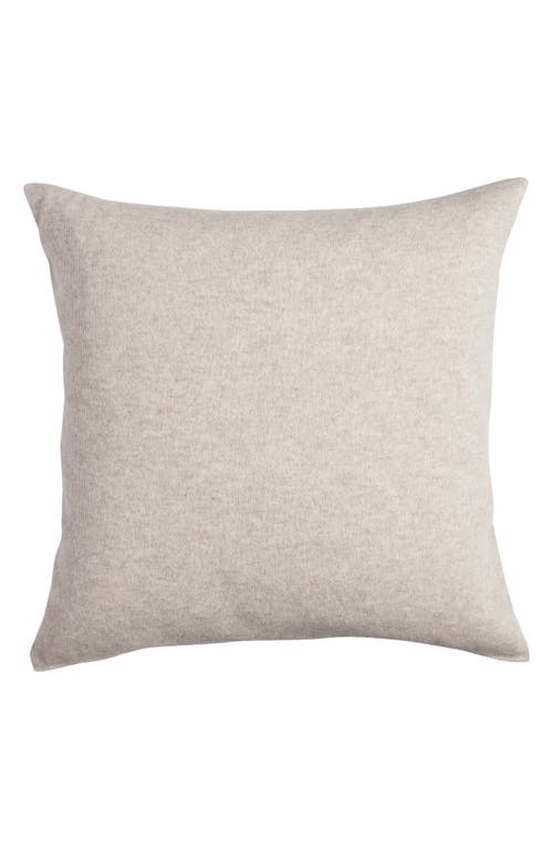 Nordstrom Cashmere Accent Pillow In Beige Birch Heather
