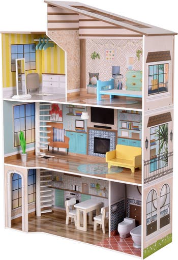 Doll House - Beauty Villa Set For Kids - Lovely Pink Doll House - Doll House  For Girls - Pink Color Doll Play House