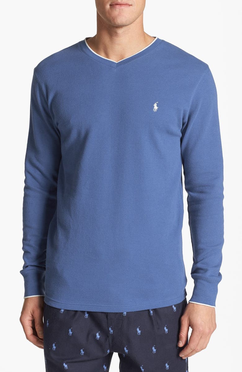 Polo Ralph Lauren Waffle Knit Lounge Shirt | Nordstrom