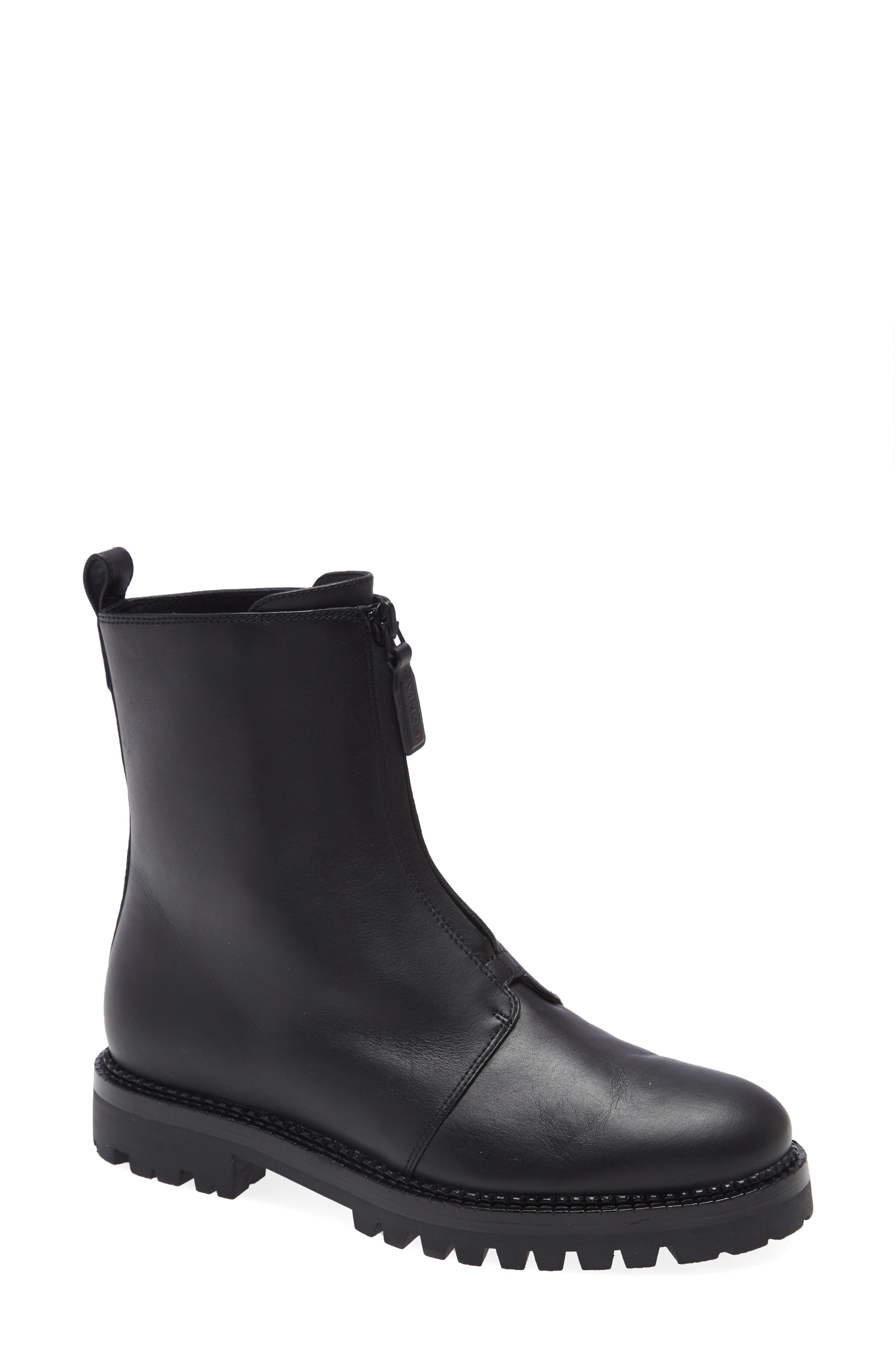 vince cabria zip boots