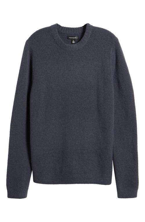 Shop Treasure & Bond Soft Texture Crewneck Sweater In Navy India Ink