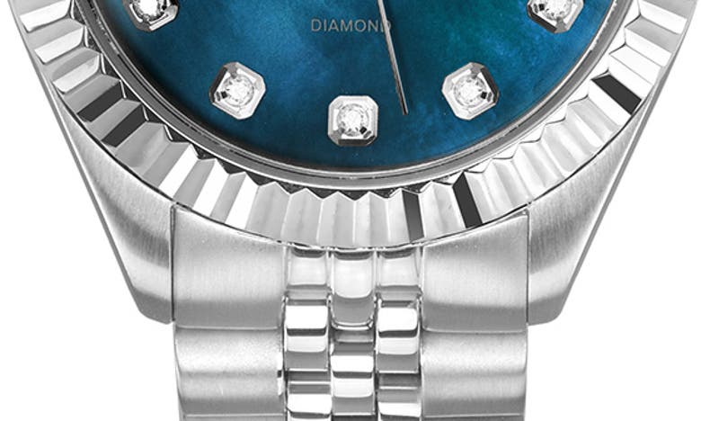Gv2 Naples Swiss Diamond Watch, 34mm In Silver