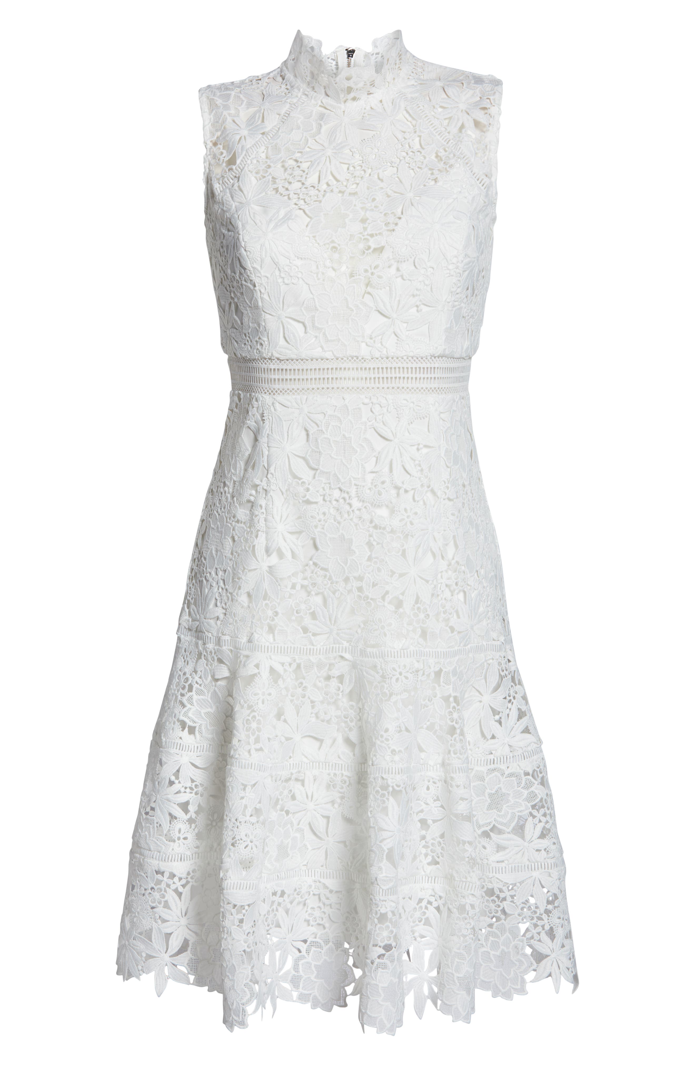 elise lace cocktail dress