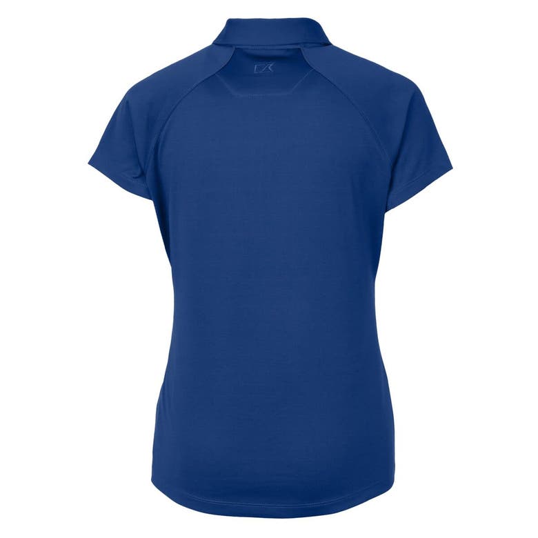Shop Cutter & Buck Royal Los Angeles Dodgers Drytec Forge Stretch Polo