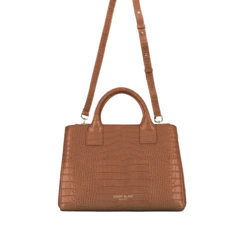Teddy Blake Bella Croco 12" In Camel Brown