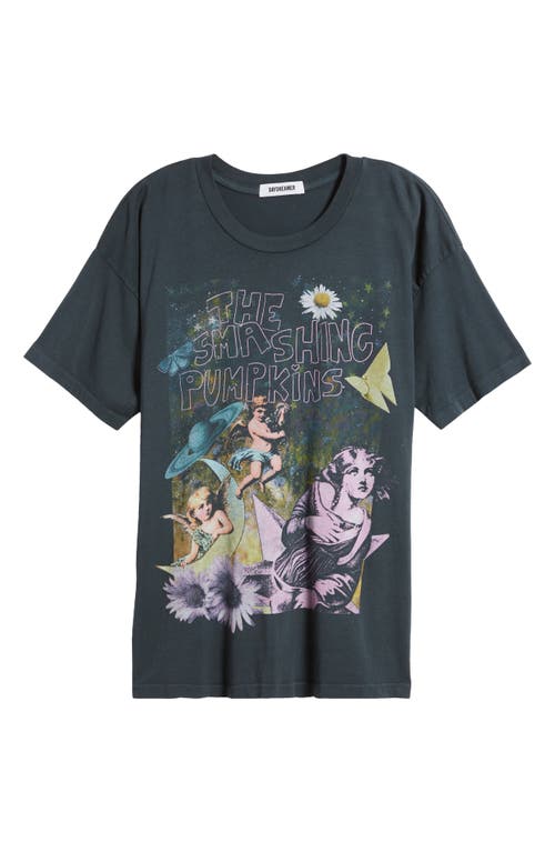 Daydreamer Smashing Pumpkins Infinite Sad Cotton Graphic T-shirt In Vintage Black