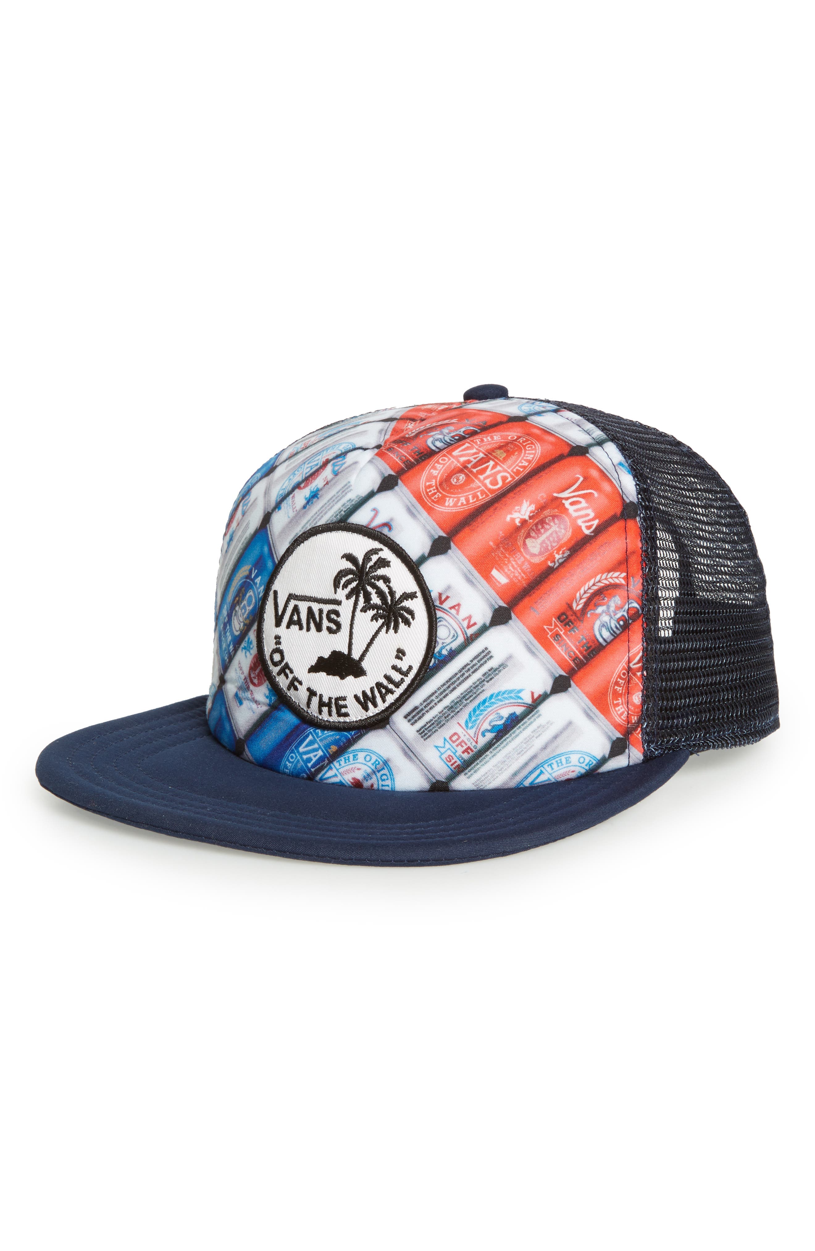 vans surf patch trucker hat