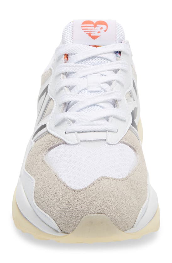 New Balance 57/40 Sneaker In White/ Beige