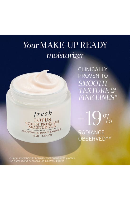 Shop Fresh Lotus Youth Preserve Line & Texture Smoothing Moisturizer, 1.6 oz