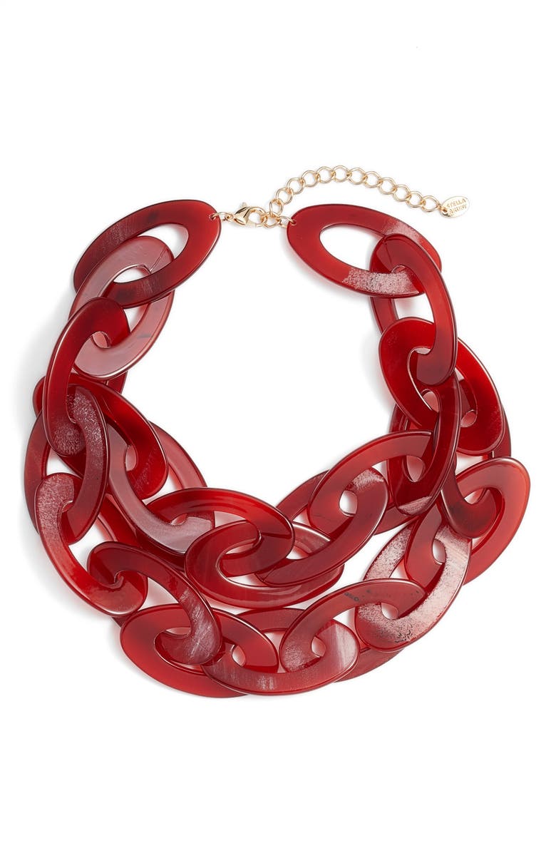 Ruby stella necklace Clearance