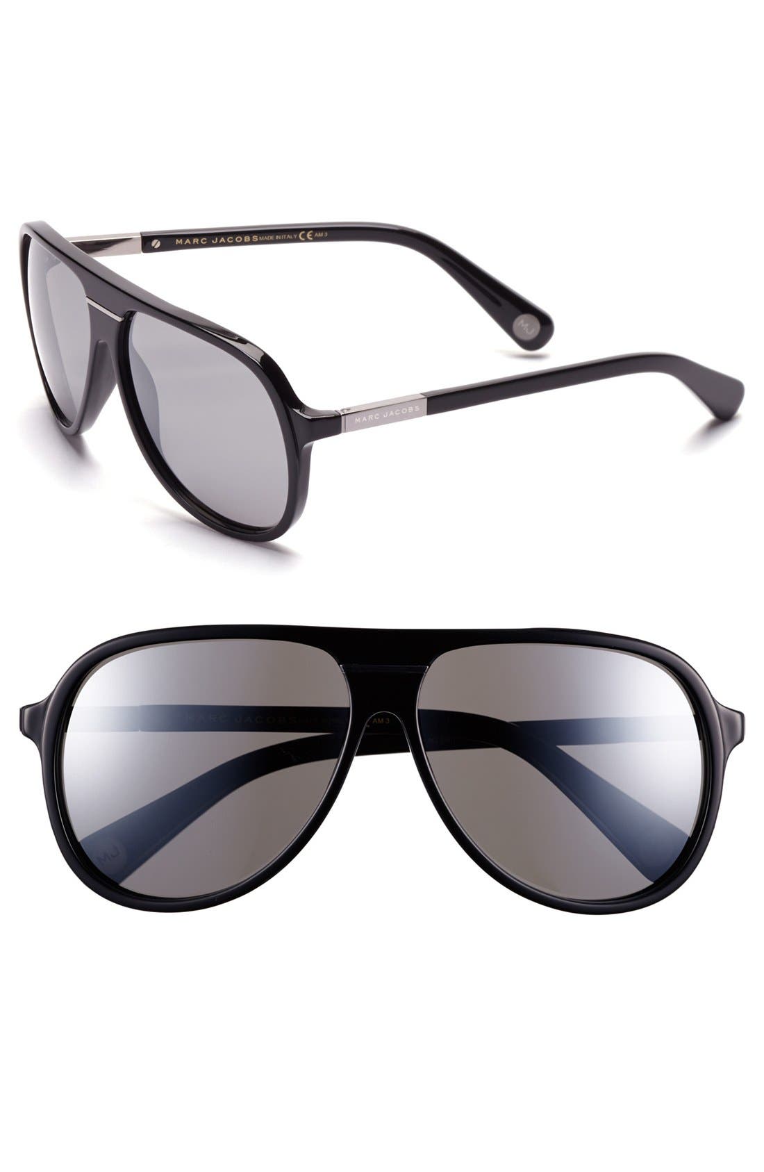 MARC JACOBS 60mm Aviator Sunglasses Nordstrom