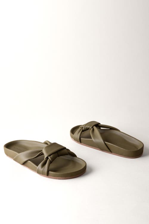 Shop Huma Blanco Cassie Slide Sandal In Olive