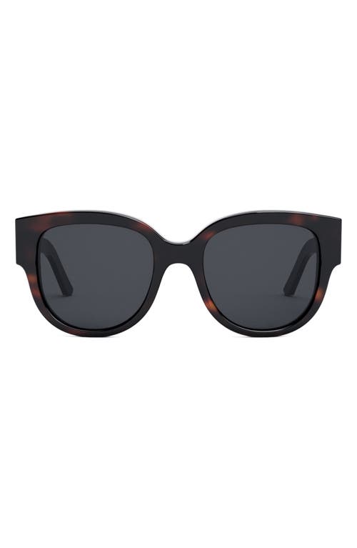 Dior Wil Bu 54mm Butterfly Sunglasses In Black
