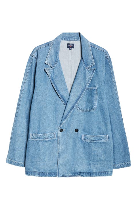 Mens Denim Sport Coat