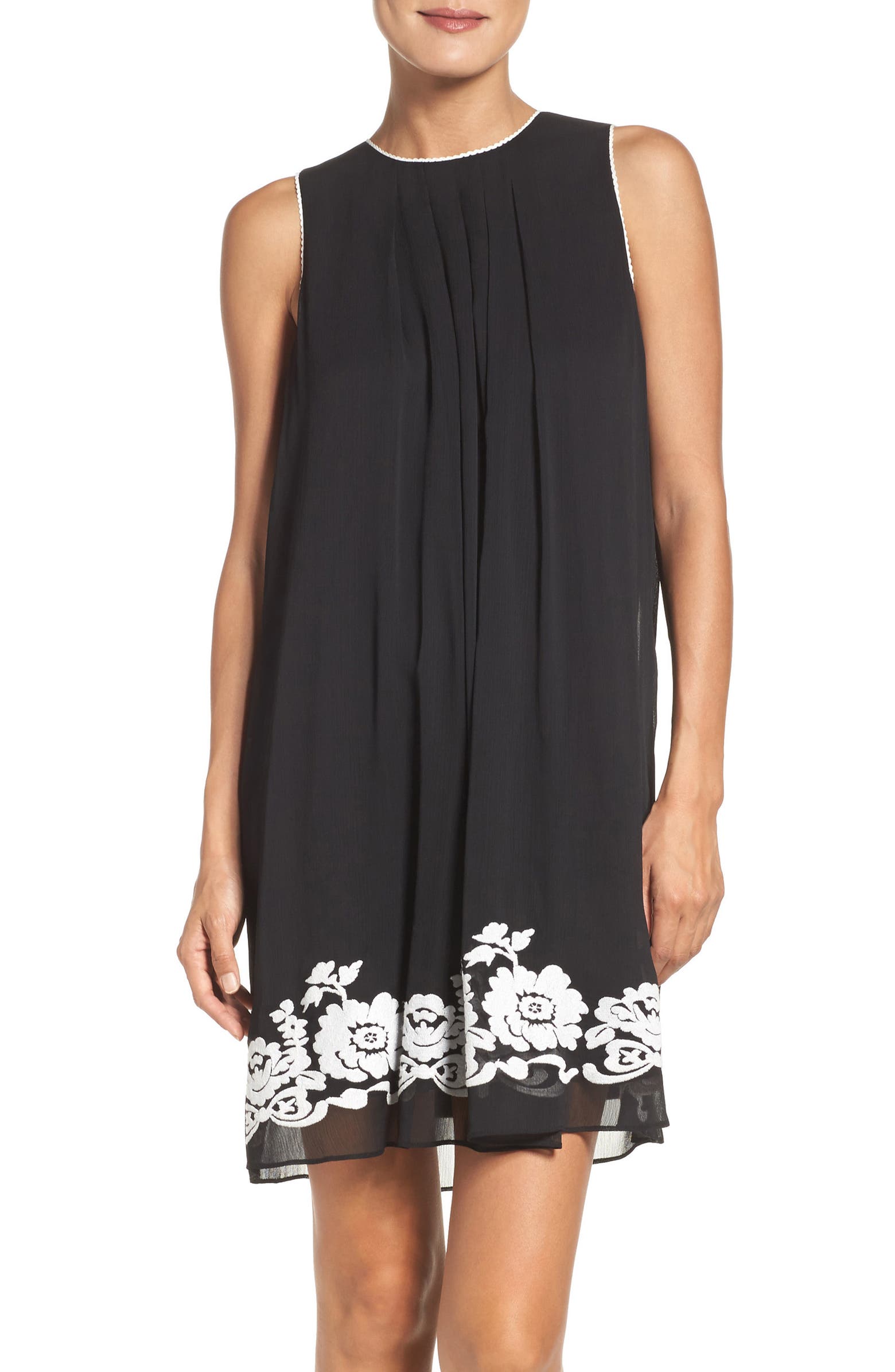 ECI Embroidered Shift Dress | Nordstrom