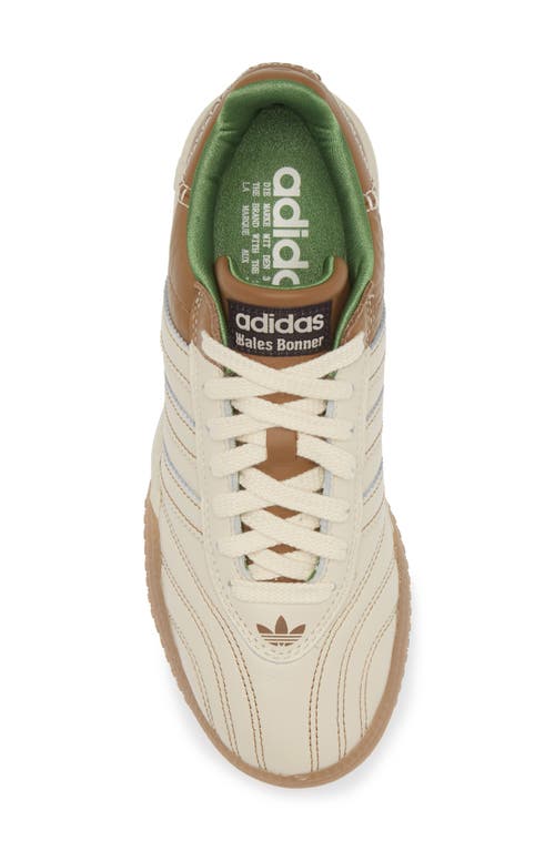 Adidas Originals Samba Mn Nappa Wonder White Sneakers Unisex In Wonder White