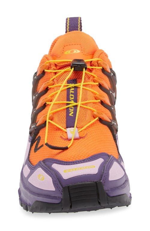 Shop Salomon Gender Inclusive Acs+ Heritage Pack Sneaker In Dragon Fire/purple Reign