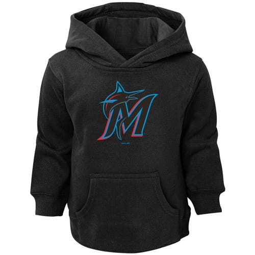 Outerstuff Toddler Black Miami Marlins Primary Logo Pullover Hoodie