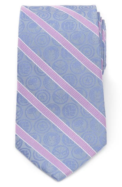 CUFFLINKS, INC MARVEL COMICS STRIPE SILK TIE,MV-ICON-TR