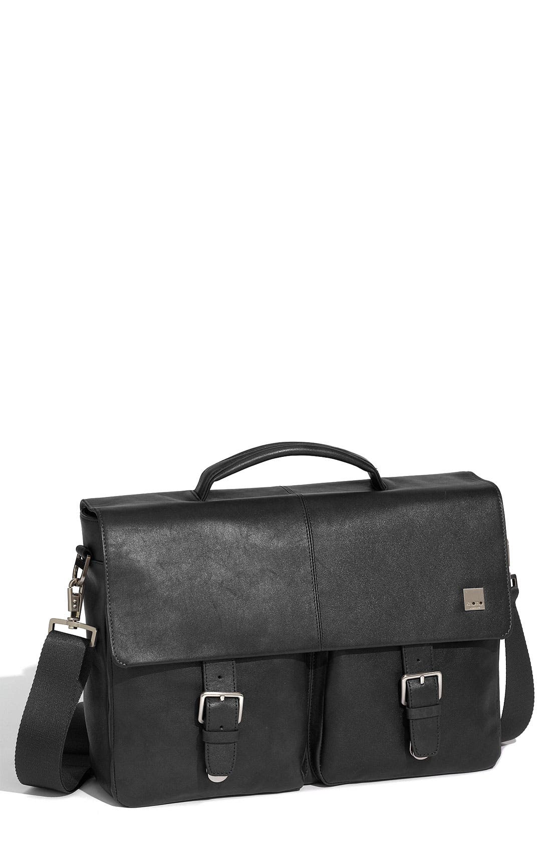 KNOMO London 'Jackson' Leather Briefcase Nordstrom