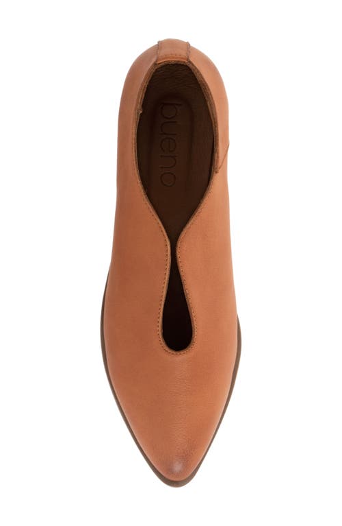 Bueno Berkley Pointed Toe Loafer In Dark Tan