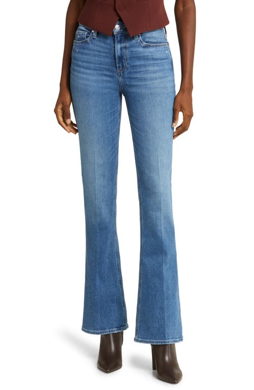 PAIGE Laurel Canyon High Waist Flare Jeans Rock Show Distressed at Nordstrom,
