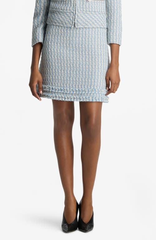 ST JOHN ST. JOHN COLLECTION METALLIC TWEED SKIRT