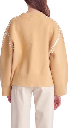 Contrast Stitch Cardigan by English Factory for $30