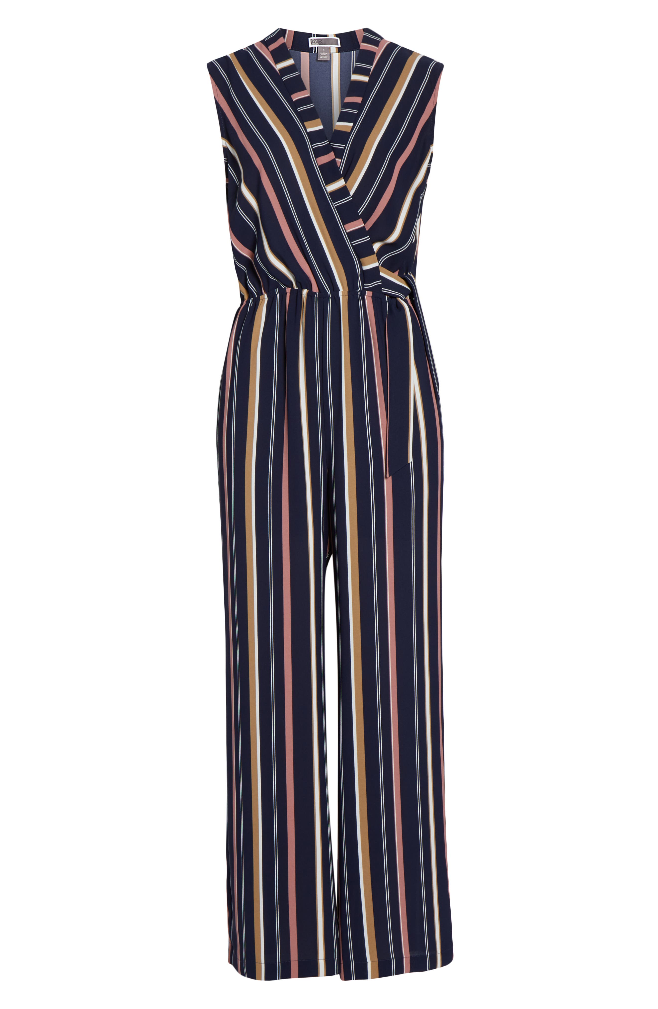 chelsea28 faux wrap jumpsuit