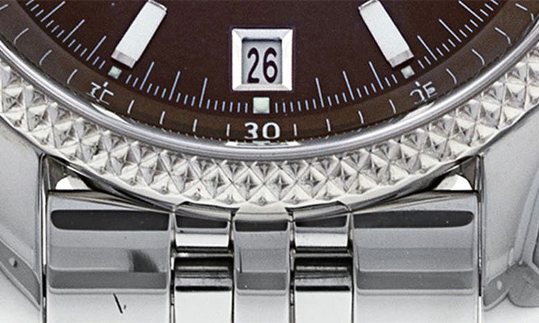 Shop Watchfinder & Co. Breitling  Bentley Mark Vi Chronograph Bracelet Watch, 42mm In Brown/ Silver