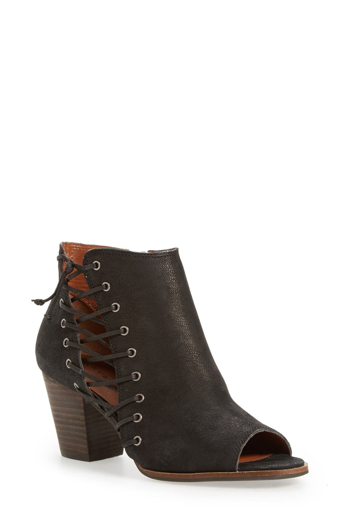 Lucky Brand 'Hartlee' Open Toe Bootie (Women) | Nordstrom