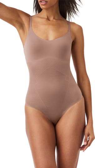 SPANX Plus Size Two Timing Medium Control Reversible Bodysuit, 2X,  Mineral/Naked 2.0