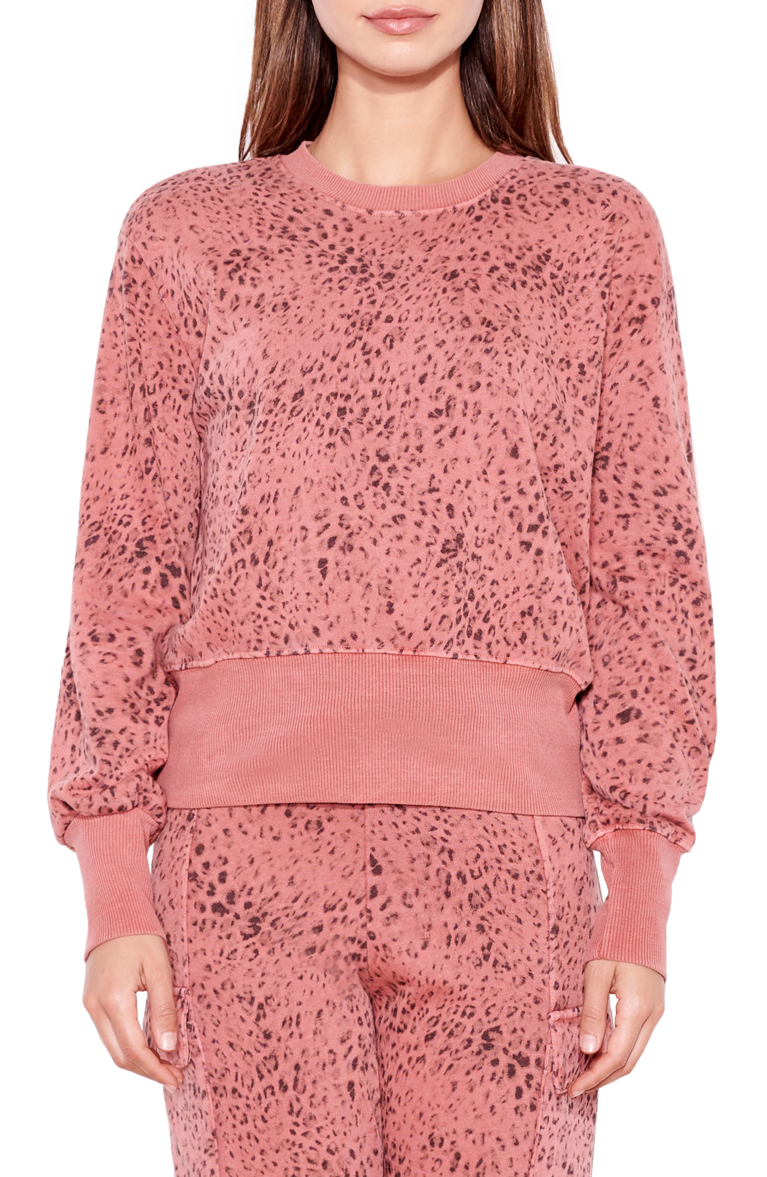 sundry leopard sweatshirt