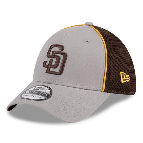 San Diego Padres New Era 2023 Spring Training Patch A-Frame Trucker 9FORTY  Snapback Hat - Brown