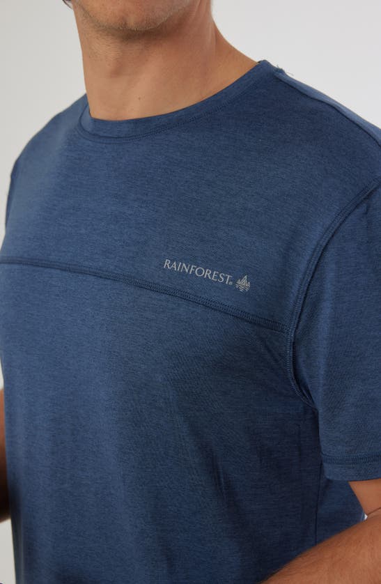 Rainforest Low Country Cutline T-shirt In Heather Blue