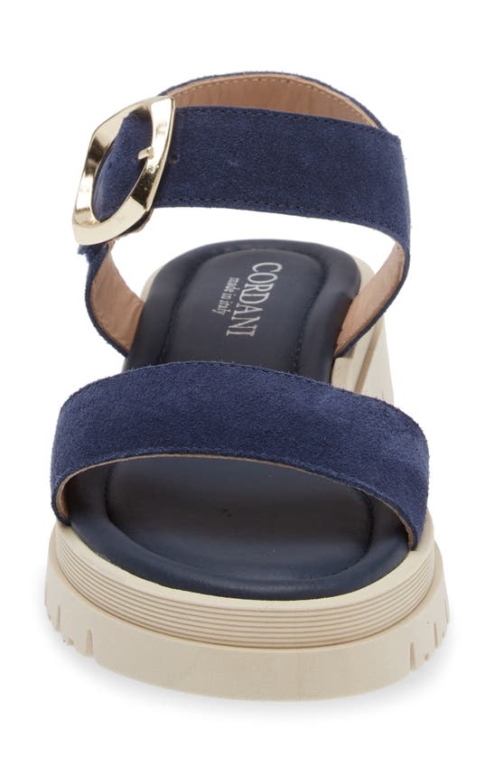 Shop Cordani Alessia Sandal In Crosta Navy